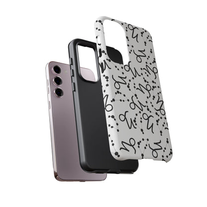 Tough Cases with the Capricorn Zodiac sign for iPhone, Samsung Galaxy, and Google Pixel devices