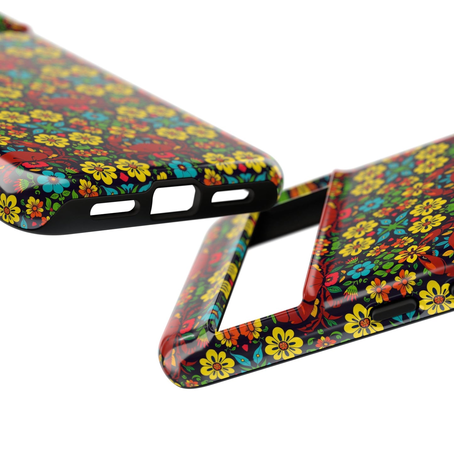 Tough Cases, Cancer, Zodiac v2, Flower Pattern