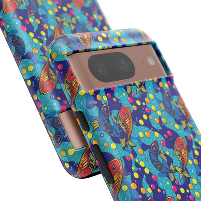 Tough Cases, Pisces, Zodiac v2, Bubble Pattern