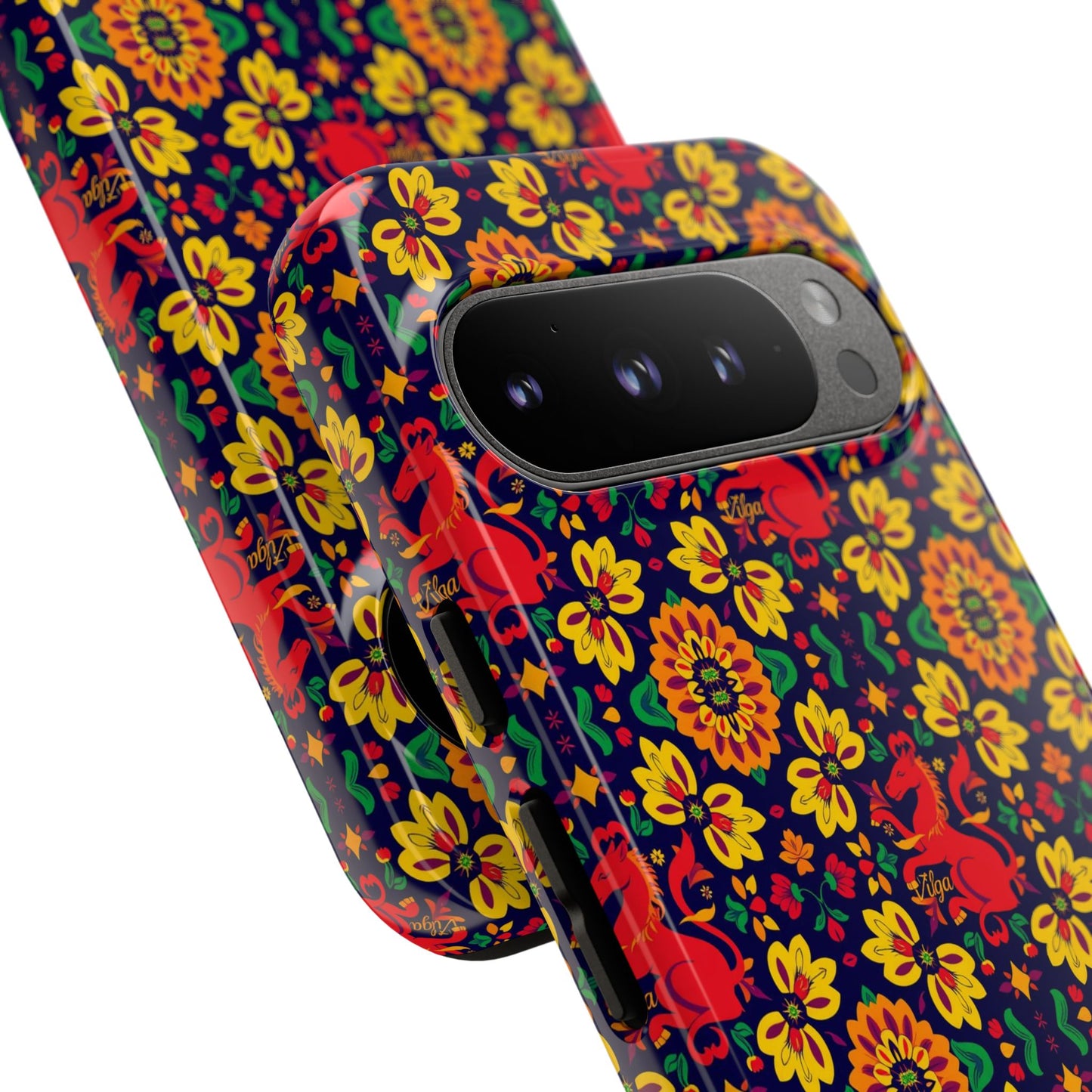 Tough Cases, Virgo, Zodiac v2, Flower Pattern