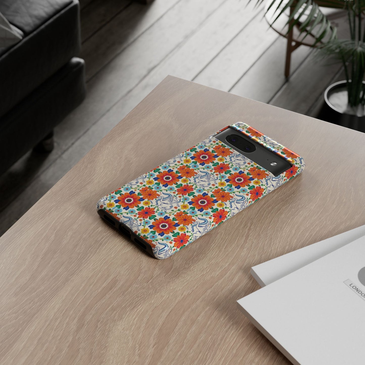 Tough Cases, Virgo, Zodiac v4, Flower Pattern