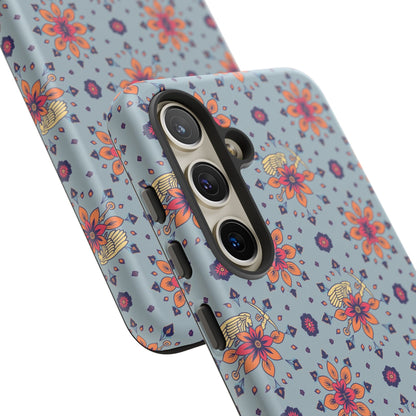 Tough Cases, Sagittarius, Zodiac v3, Flower Pattern