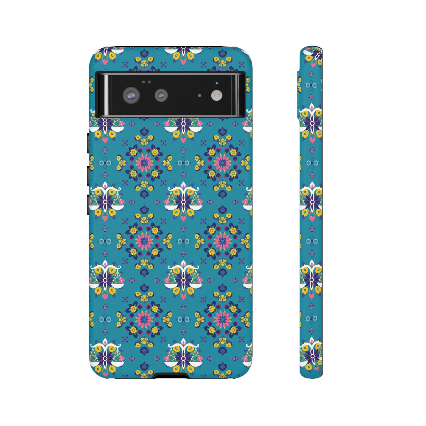 Tough Cases, Libra, Zodiac v2, Flower Pattern