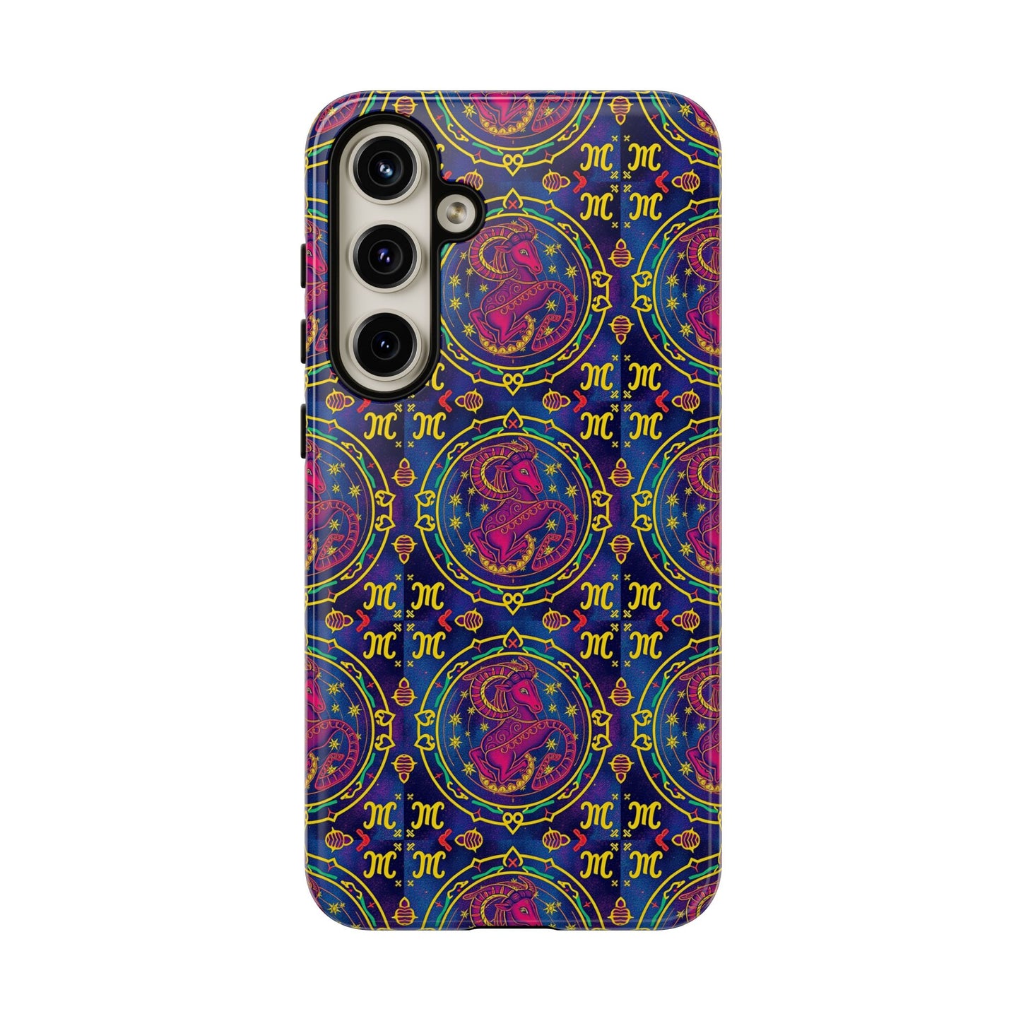 Tough Cases, Capricorn, Zodiac, Metal Pattern