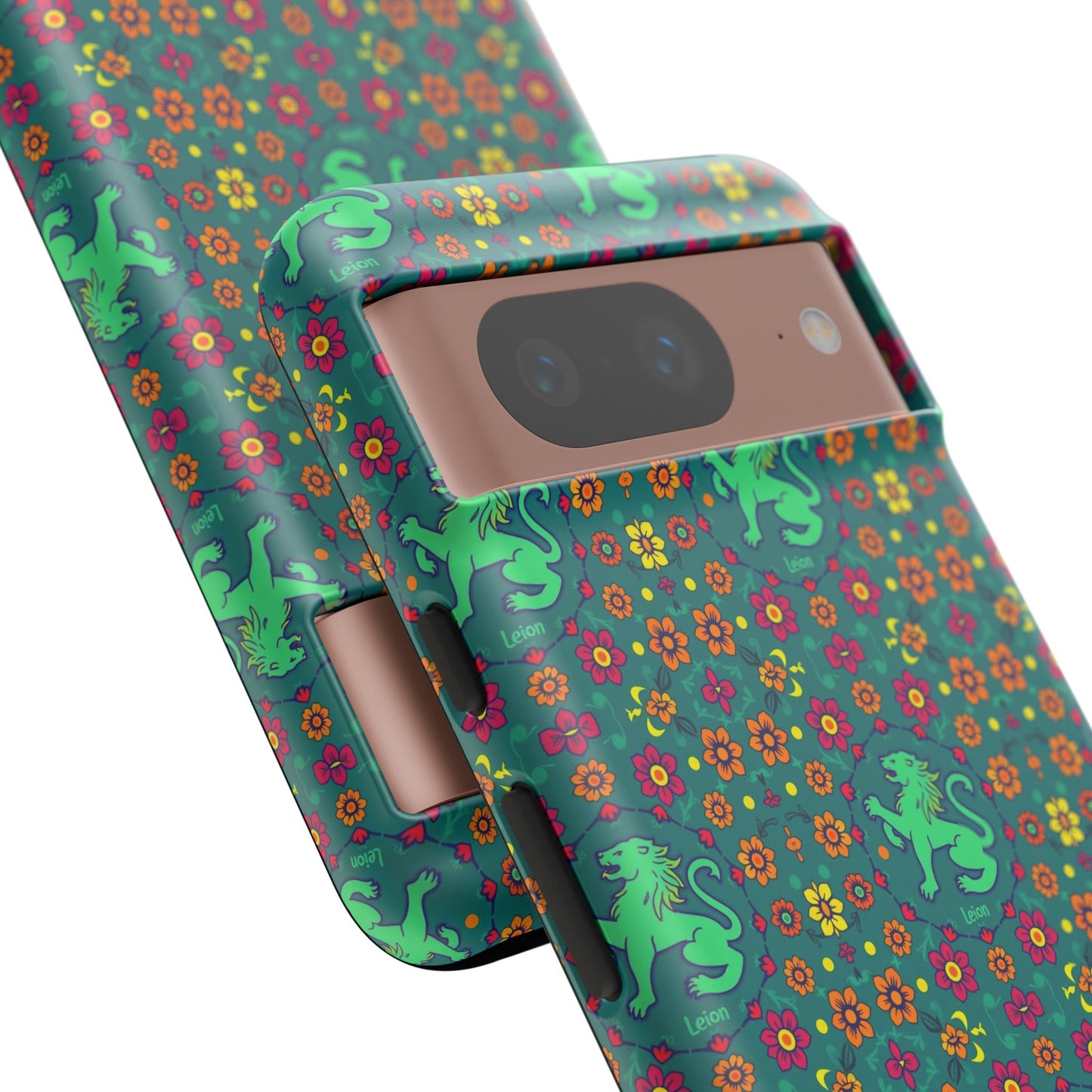 Tough Cases, Leo, Zodiac v3, Flower Pattern
