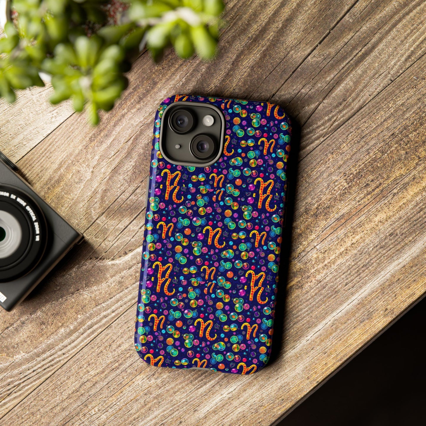 Tough Cases, Aquarius, Zodiac, Bubble Pattern