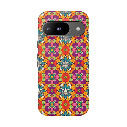 Tough Cases, Scorpio, Zodiac v3, Flower Pattern