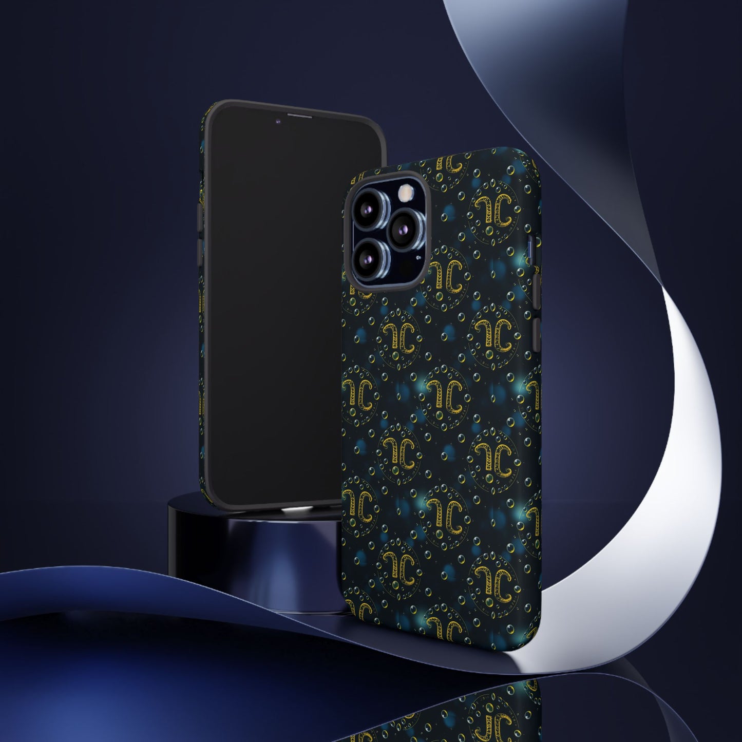 Tough Cases, Aquarius, Zodiac v2, Bubble Pattern