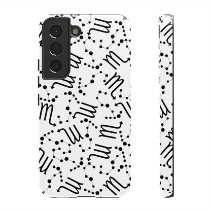 Tough Cases with the Scorpio Zodiac sign for iPhone, Samsung Galaxy, and Google Pixel devices