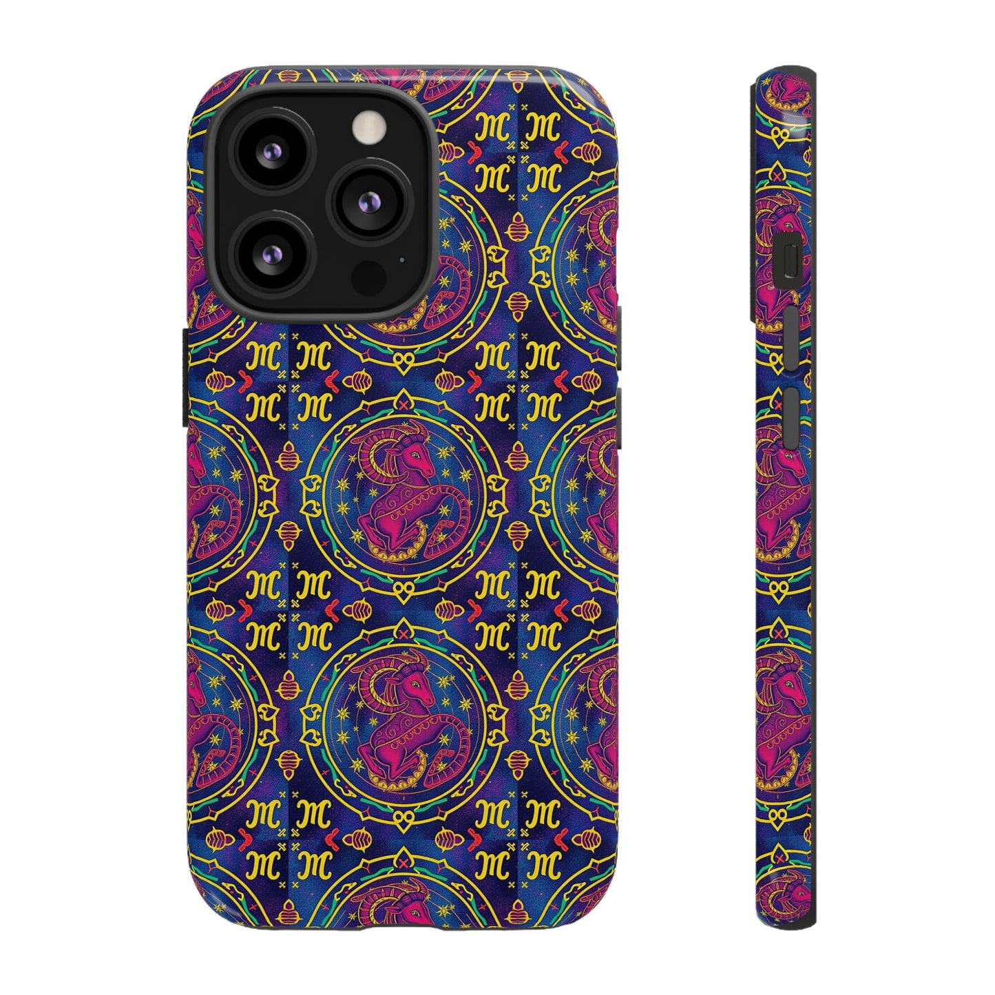 Tough Cases, Capricorn, Zodiac, Metal Pattern