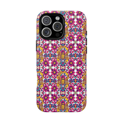 Tough Cases, Scorpio, Zodiac v2, Flower Pattern