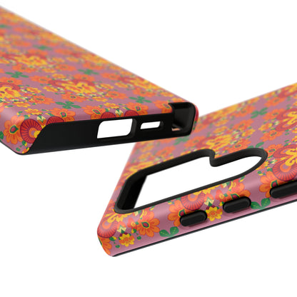 Tough Cases, Aries, Zodiac v1, Flower Pattern