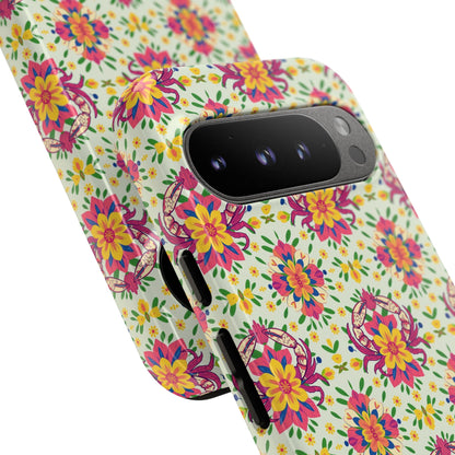 Tough Cases, Cancer, Zodiac v3, Flower Pattern