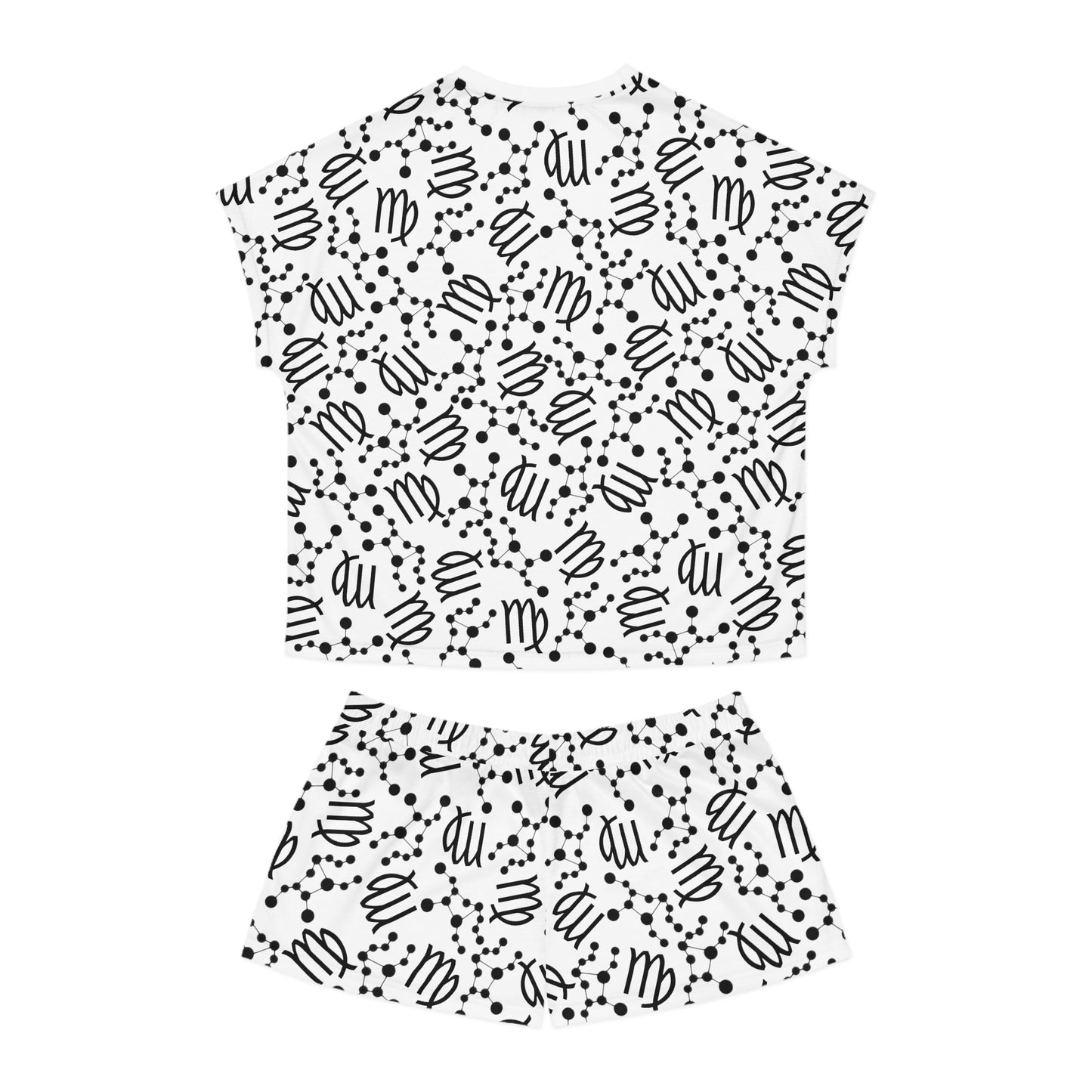 Women's Short Pajama Set Virgo Zodiac Sign (AOP)