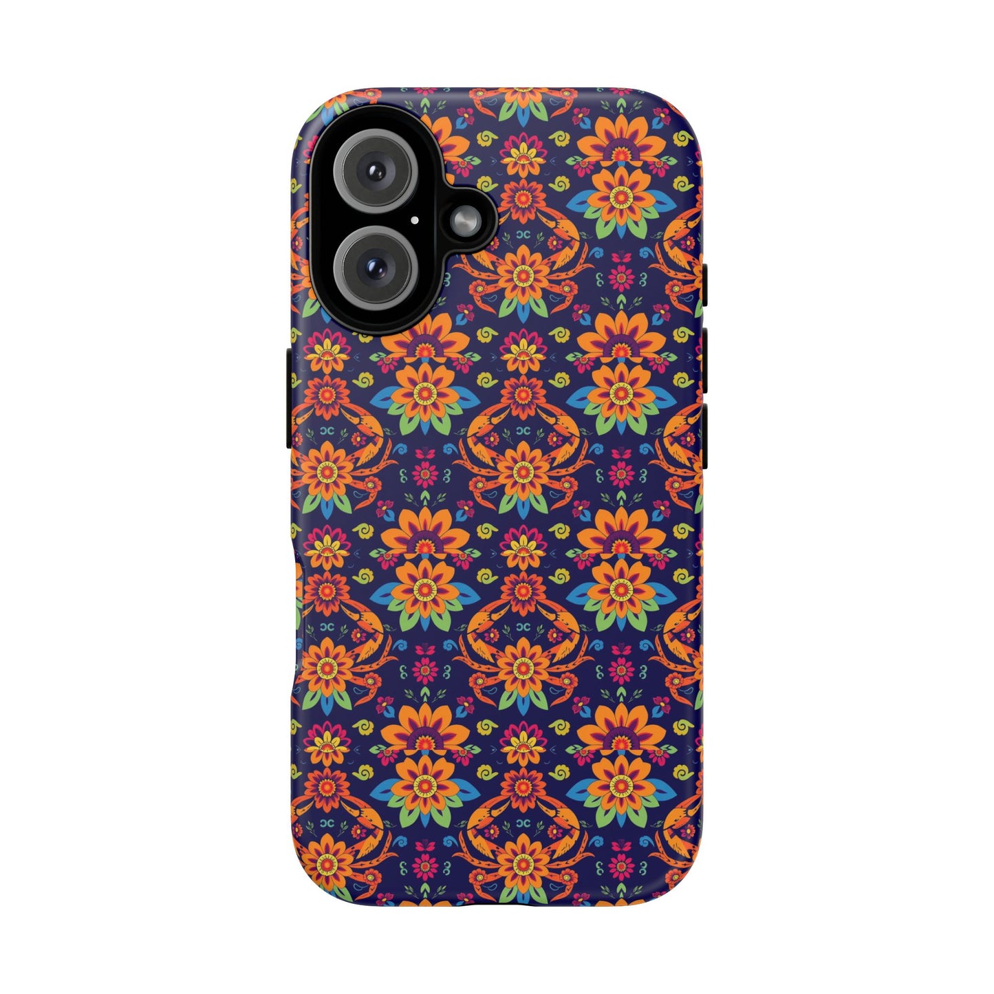 Tough Cases, Cancer, Zodiac, Flower Pattern