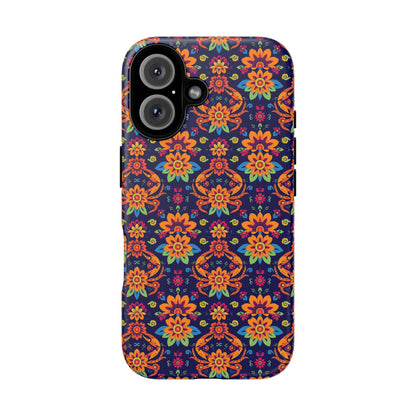 Tough Cases, Cancer, Zodiac, Flower Pattern