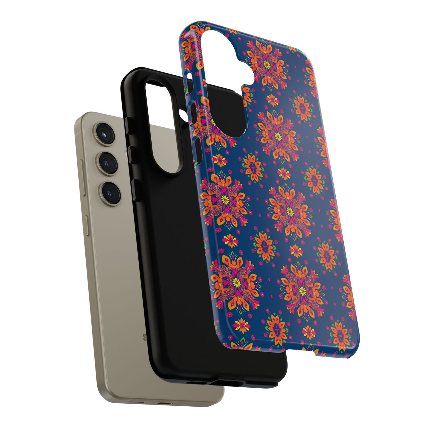 Tough Cases, Gemini, Zodiac v2, Flower Pattern