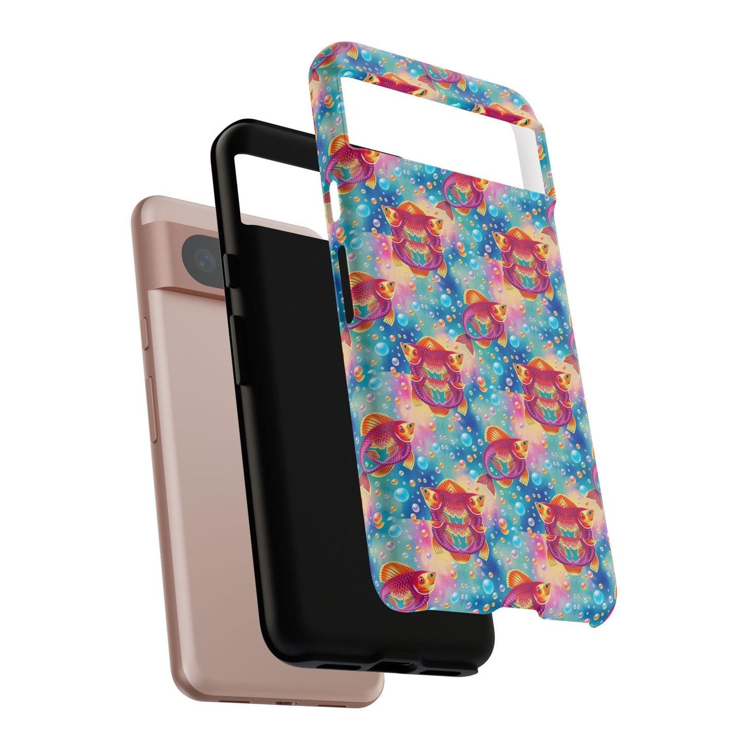 Tough Cases, Pisces, Zodiac v1, Bubble Pattern