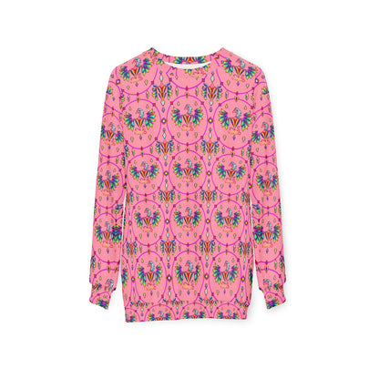 Unisex Sweatshirt (AOP), Virgo, Zodiac v2, Jewel Pattern