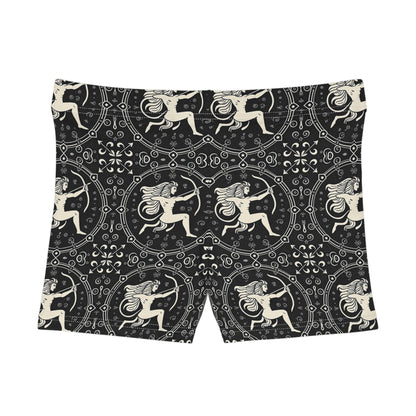 Women's Shorts, AOP, Sagittarius, Zodiac v1, Pattern