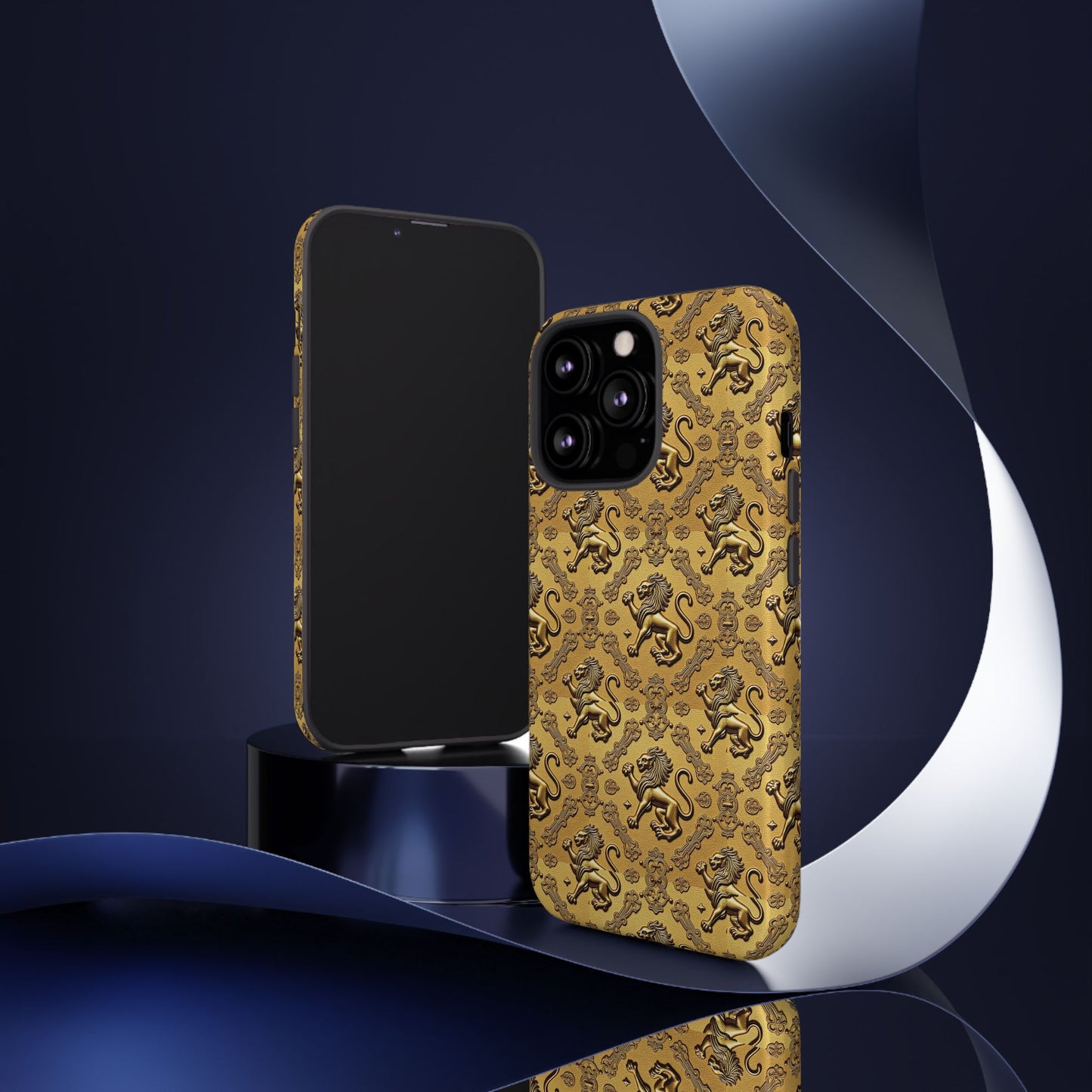 Tough Cases, Leo, Zodiac, Metal Pattern