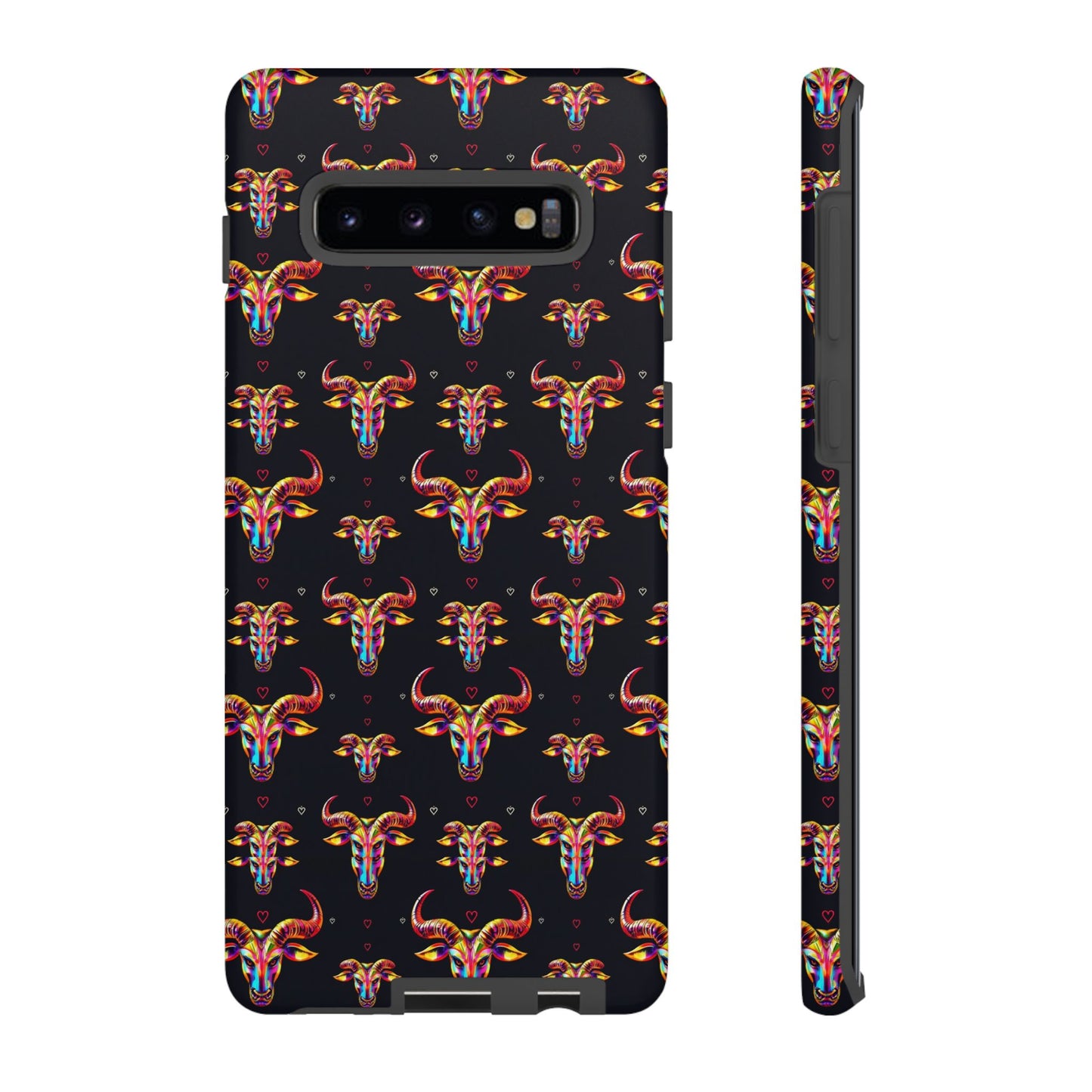 Tough Cases, Taurus, Zodiac, Metal Pattern
