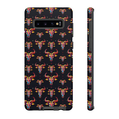Tough Cases, Taurus, Zodiac, Metal Pattern