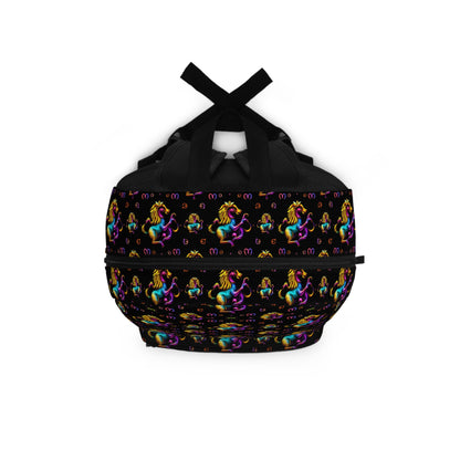 Backpack, Virgo, Zodiac v1, Metal Pattern