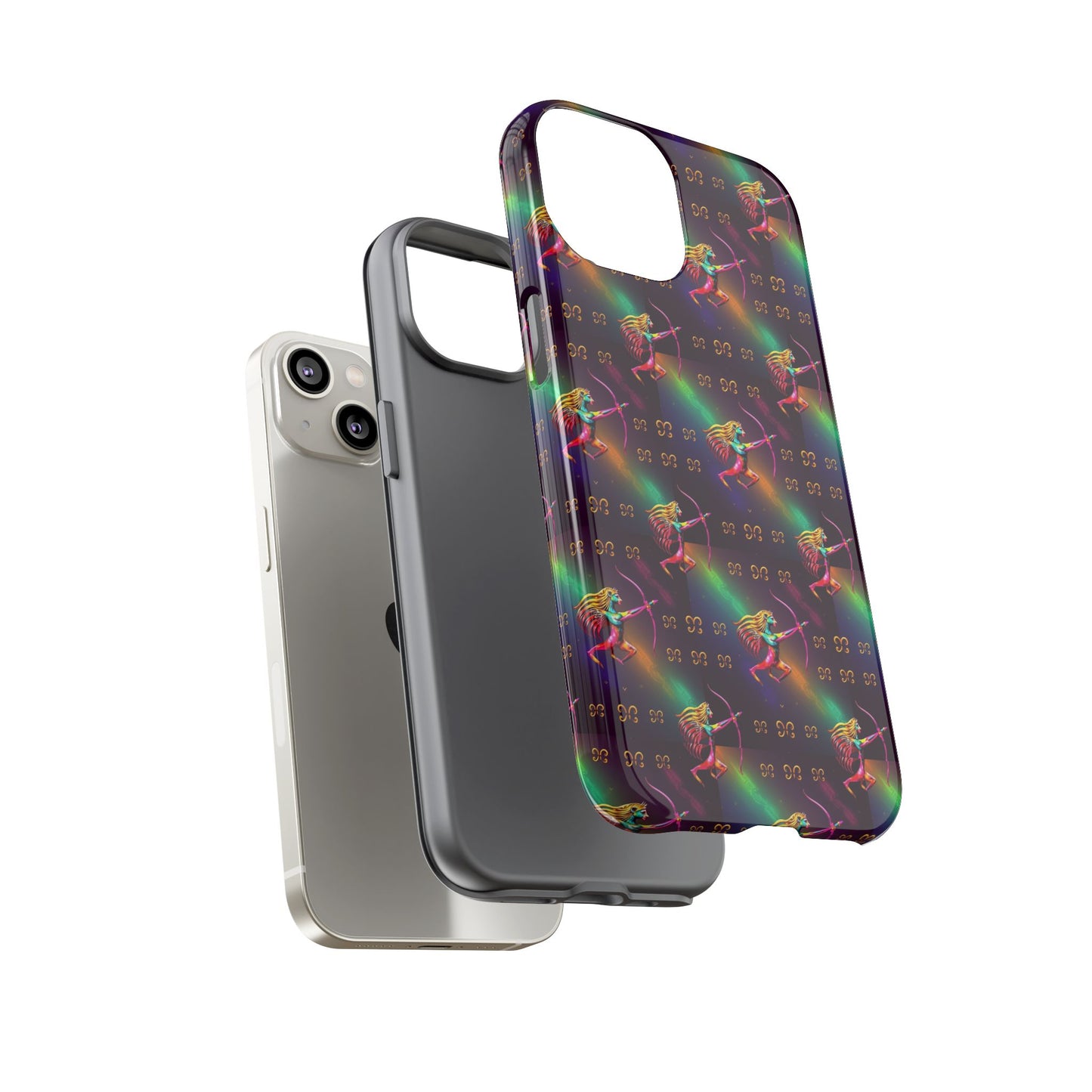 Tough Cases, Sagittarius, Zodiac v1, Metal Pattern