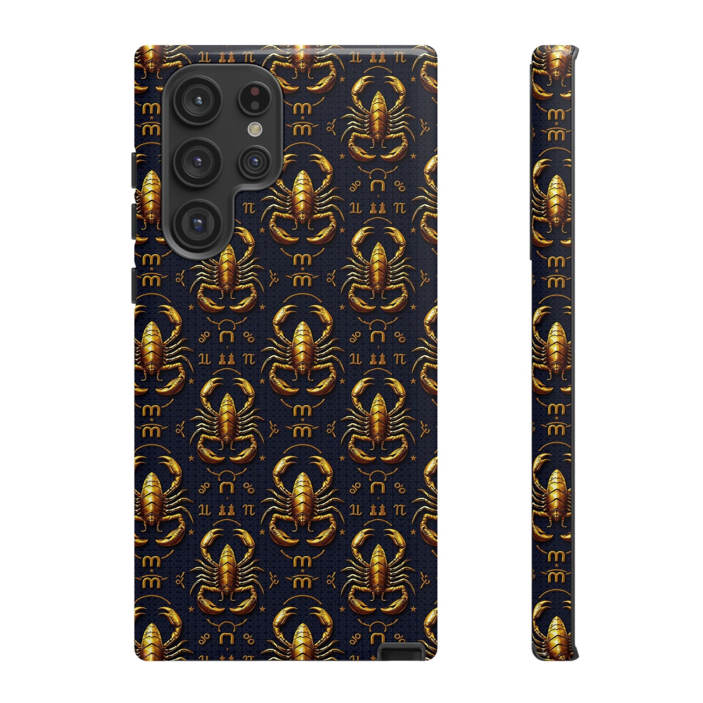 Tough Cases, Scorpio, Zodiac, Metal Pattern
