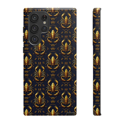 Tough Cases, Scorpio, Zodiac, Metal Pattern