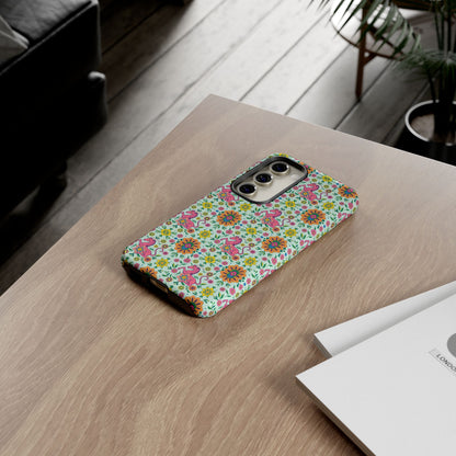 Tough Cases, Aquarius, Zodiac, Flower Pattern
