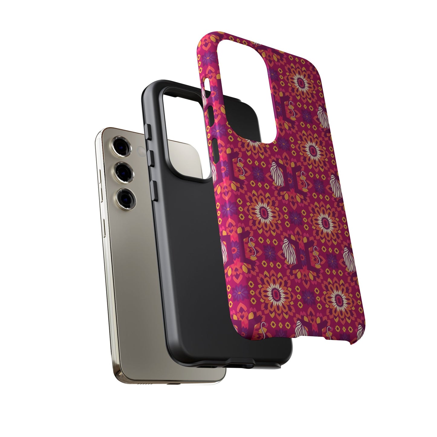 Tough Cases, Gemini, Zodiac v1, Flower Pattern