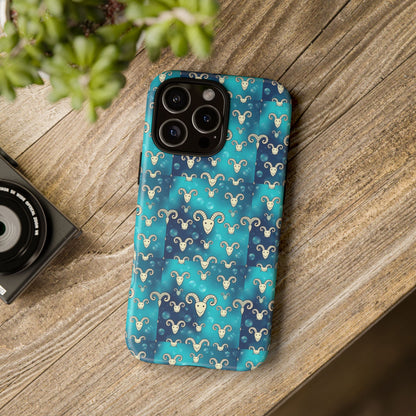 Tough Cases, Aries, Zodiac v1, Bubble Pattern