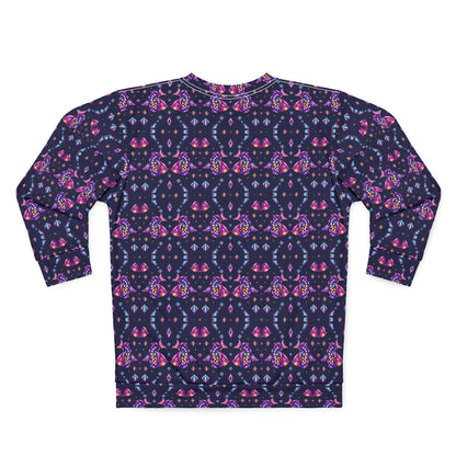 Unisex Sweatshirt (AOP), Pisces, Zodiac v2, Jewel Pattern