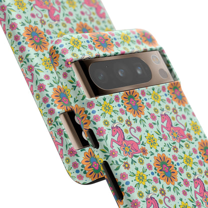 Tough Cases, Aquarius, Zodiac, Flower Pattern