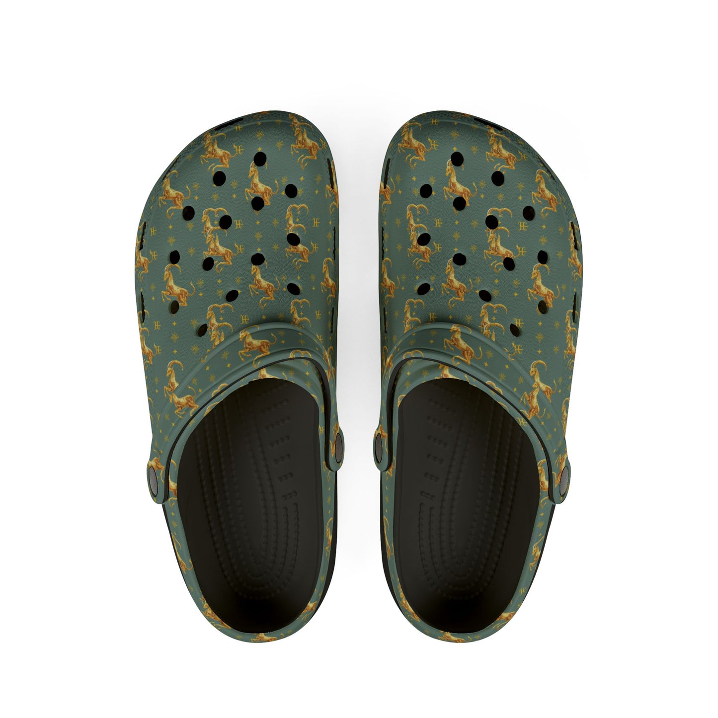 EVA Foam Rubber Shoes, (AOP), Capricorn, Zodiac v1, Pattern