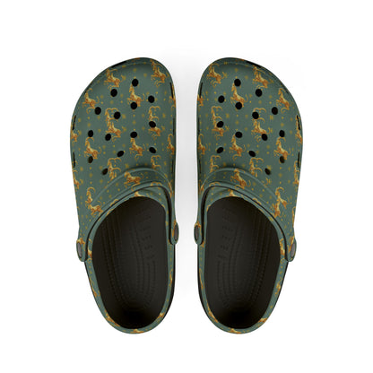 EVA Foam Rubber Shoes, (AOP), Capricorn, Zodiac v1, Pattern