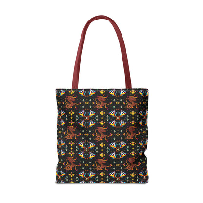 Tote Bag (AOP), Virgo, Zodiac, Jewel Pattern