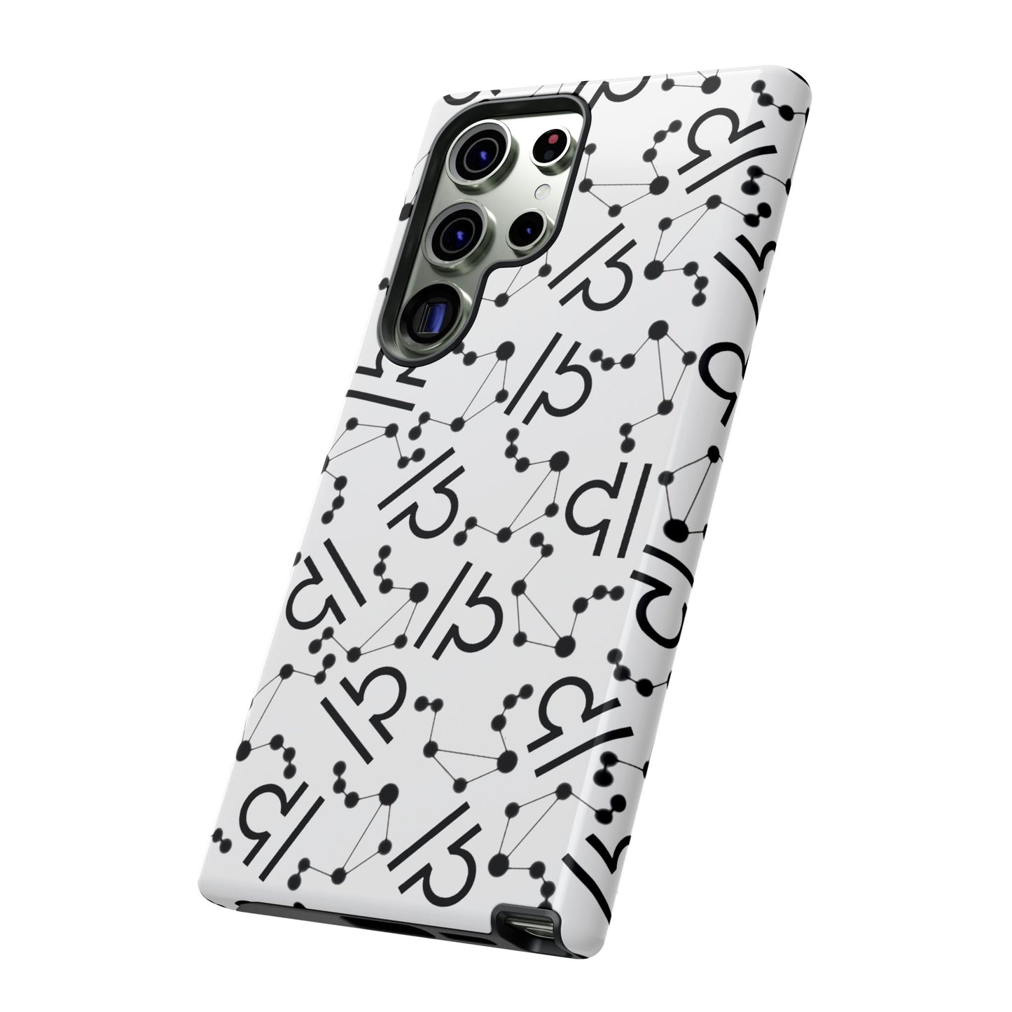 Tough Cases with the Libra Zodiac sign for iPhone, Samsung Galaxy, and Google Pixel devices