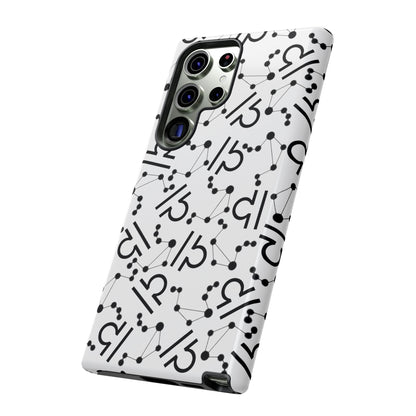 Tough Cases with the Libra Zodiac sign for iPhone, Samsung Galaxy, and Google Pixel devices