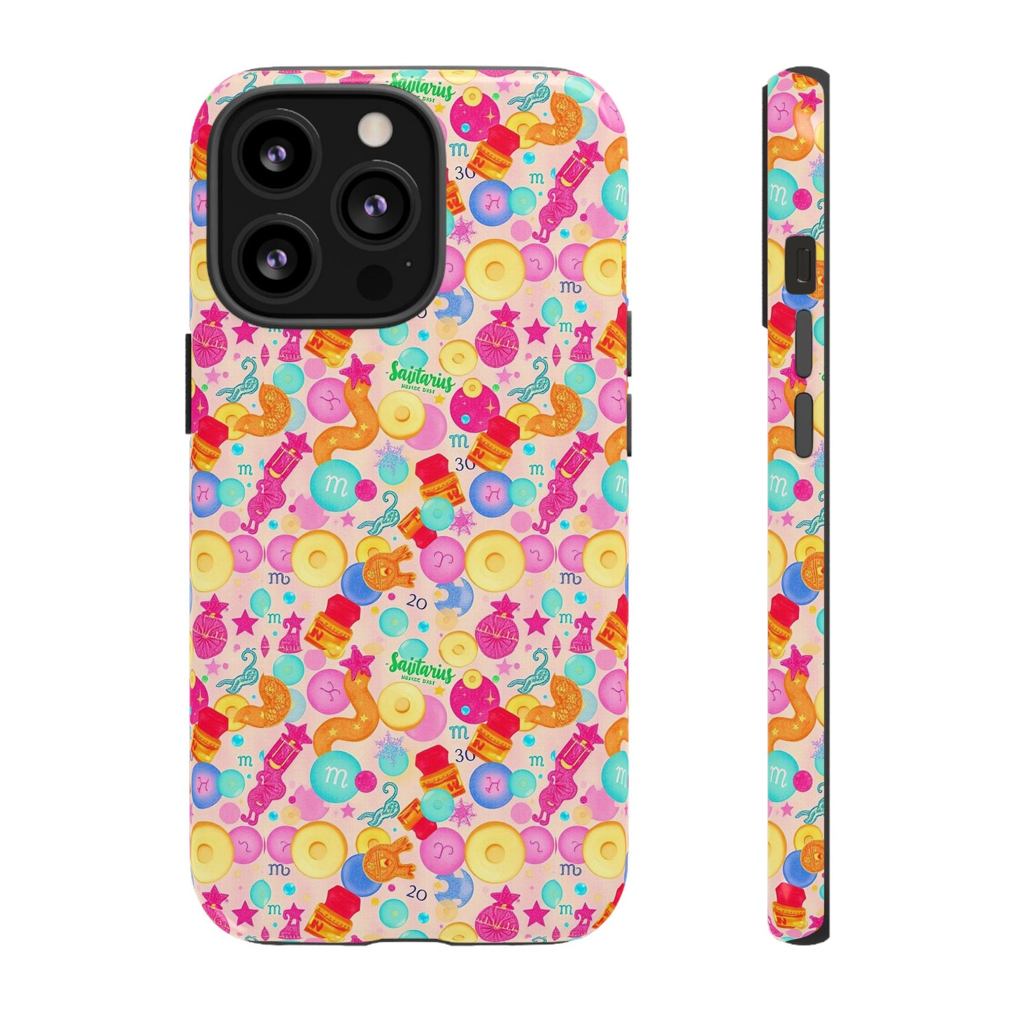 Tough Cases, Sagittarius, Zodiac v2, Bubble Pattern