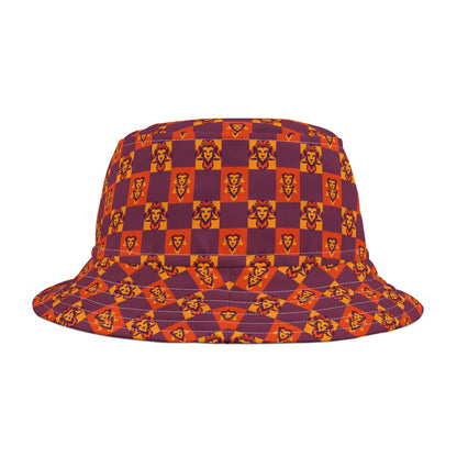 Bucket Hat, (AOP), Leo, Zodiac, Shape Pattern