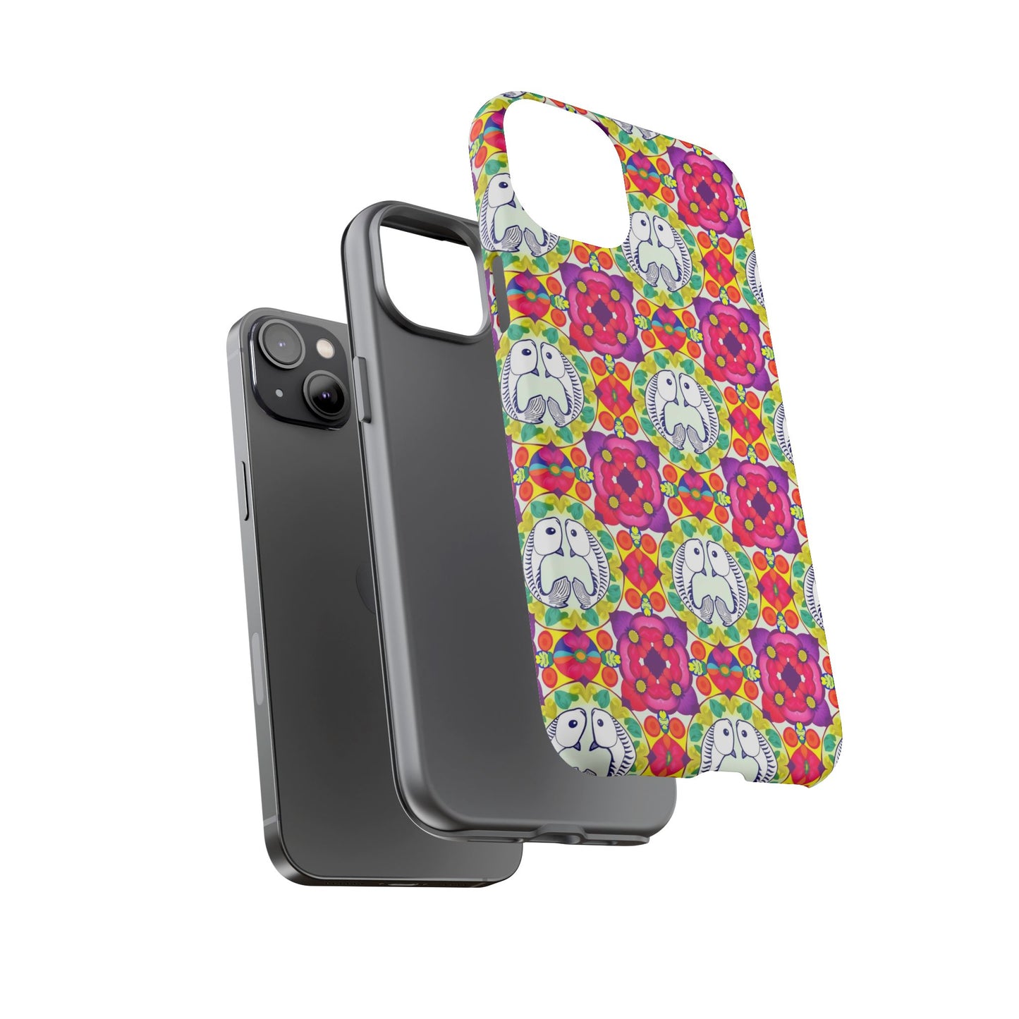 Tough Cases, Pisces, Zodiac v2, Flower Pattern