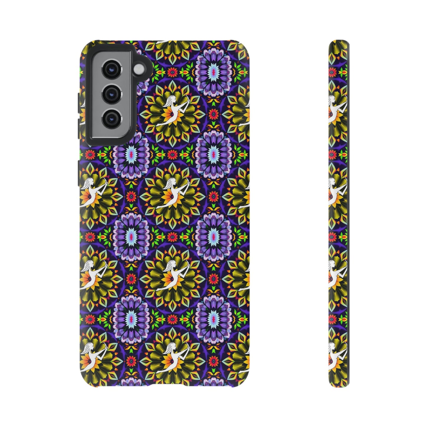 Tough Cases, Sagittarius, Zodiac v1, Flower Pattern