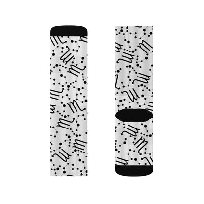 Zodiac Sublimation Socks Scorpio Zodiac sign