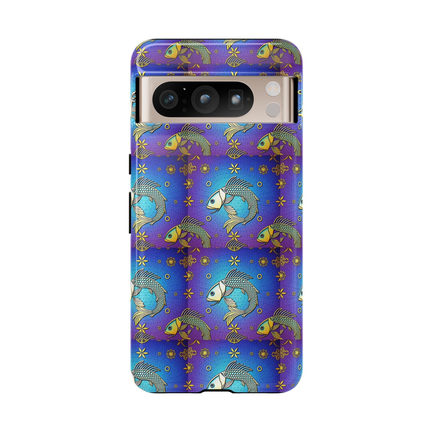 Tough Cases, Pisces, Zodiac v2, Metal Pattern