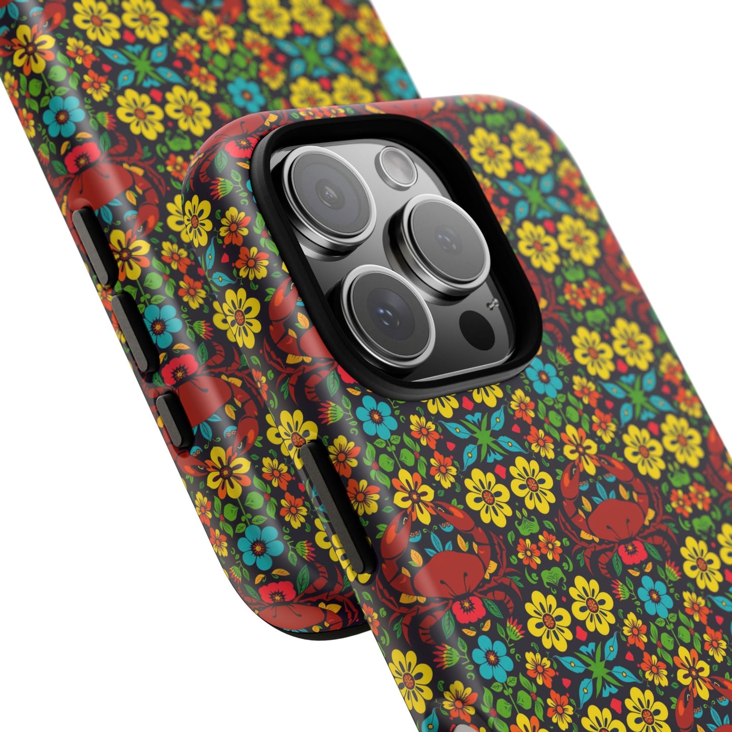Tough Cases, Cancer, Zodiac v2, Flower Pattern