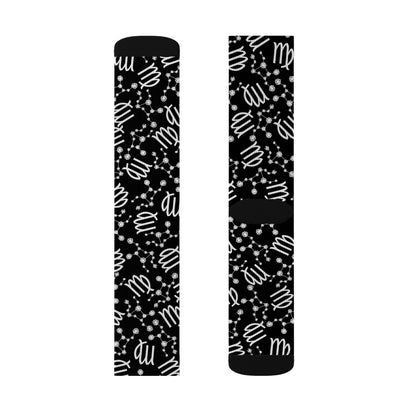 Zodiac Sublimation Socks Virgo Zodiac sign