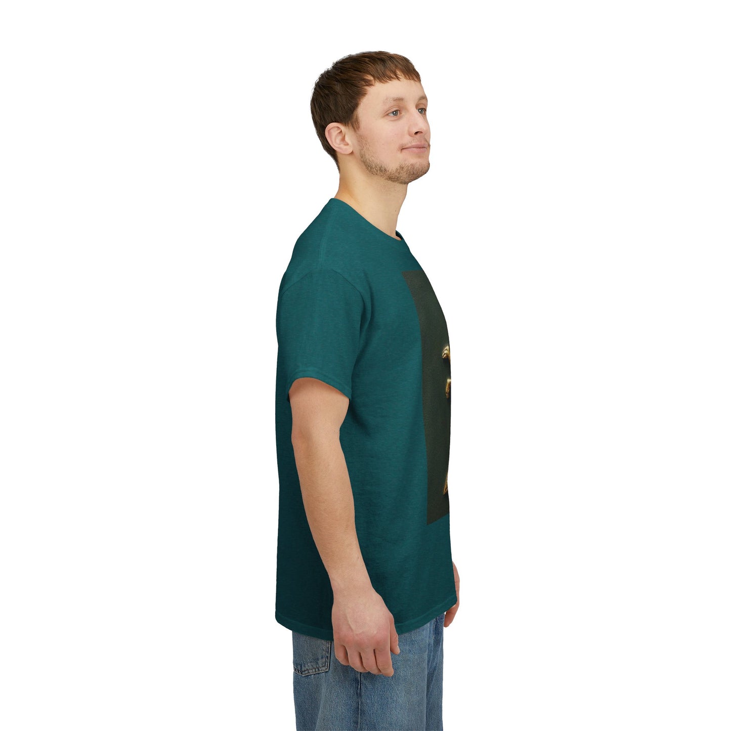 Unisex Heavy Cotton T-Shirt, Capricorn Animal v1, Symbol, Zodiac Design